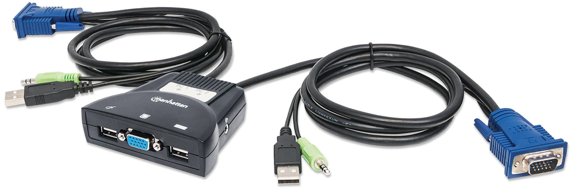 Mini KVM Switch 2 Porte USB con Audio in  Scontolo.net - Potenza, commercioVirtuoso.it