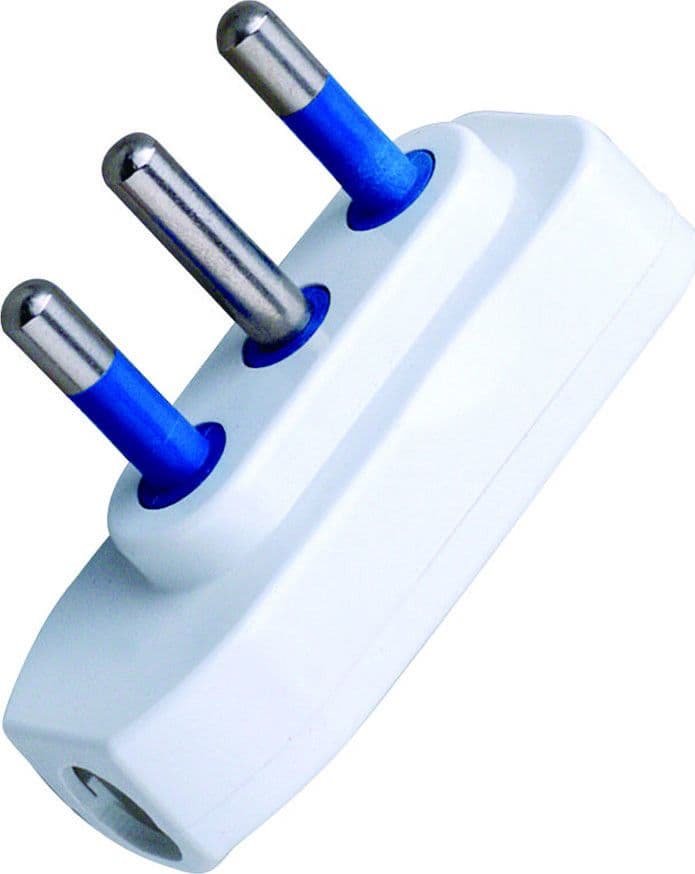 Spina ribassata 2P+T 16A Bianco in Spine elettriche di corrente alterna Scontolo.net - Potenza, commercioVirtuoso.it