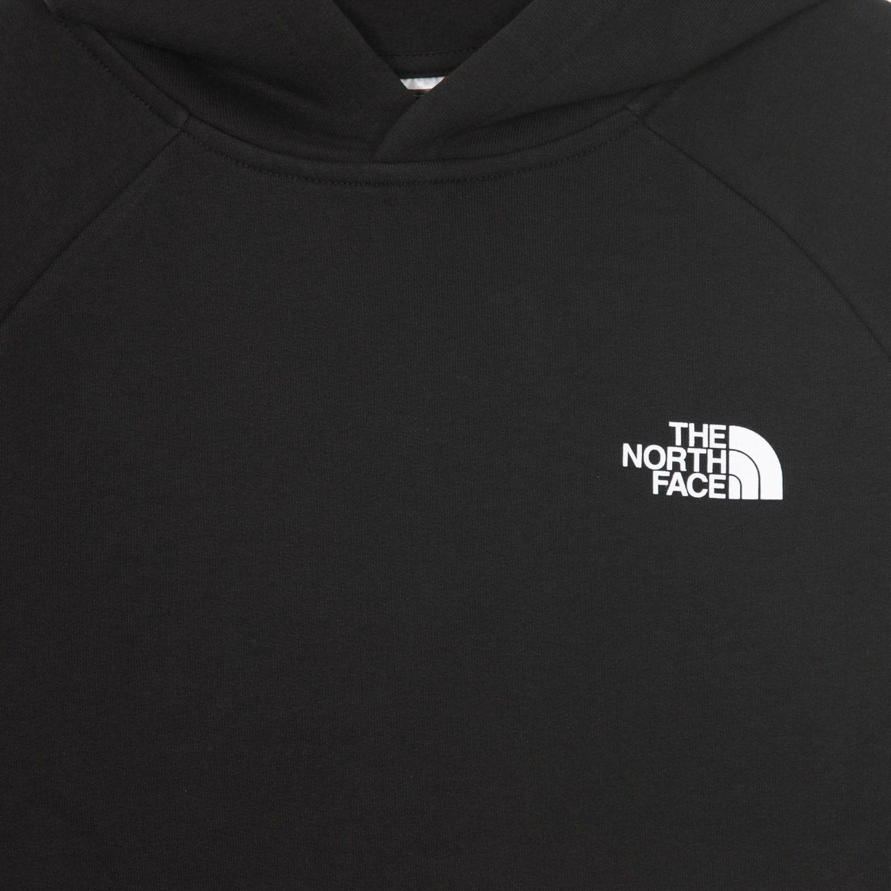 THE NORTH FACE Felpa Cappuccio Uomo Raglan Redbox Hoodie Black/white da uomo in Felpe con cappuccio Drestige - Casamassima, commercioVirtuoso.it