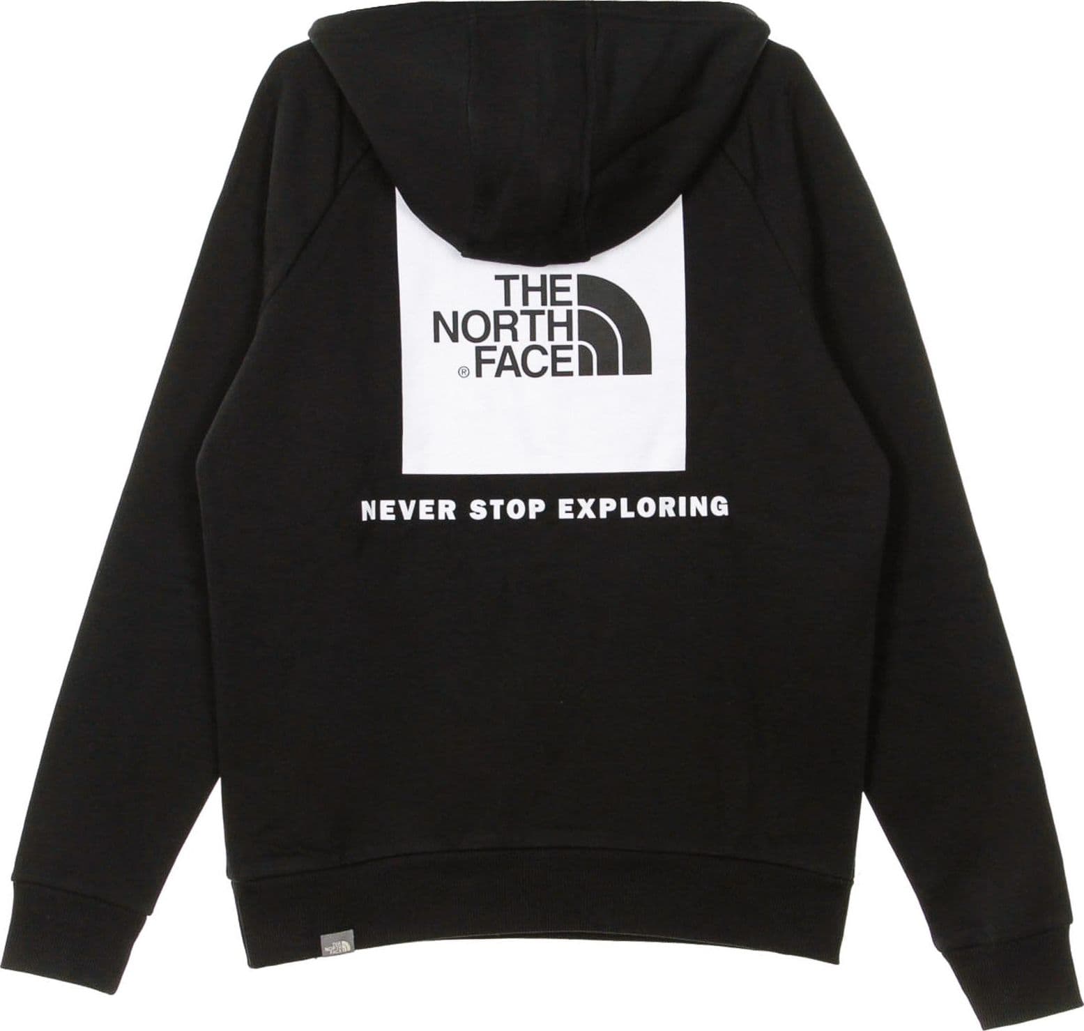 THE NORTH FACE Felpa Cappuccio Uomo Raglan Redbox Hoodie Black/white da uomo in Felpe con cappuccio Drestige - Casamassima, commercioVirtuoso.it