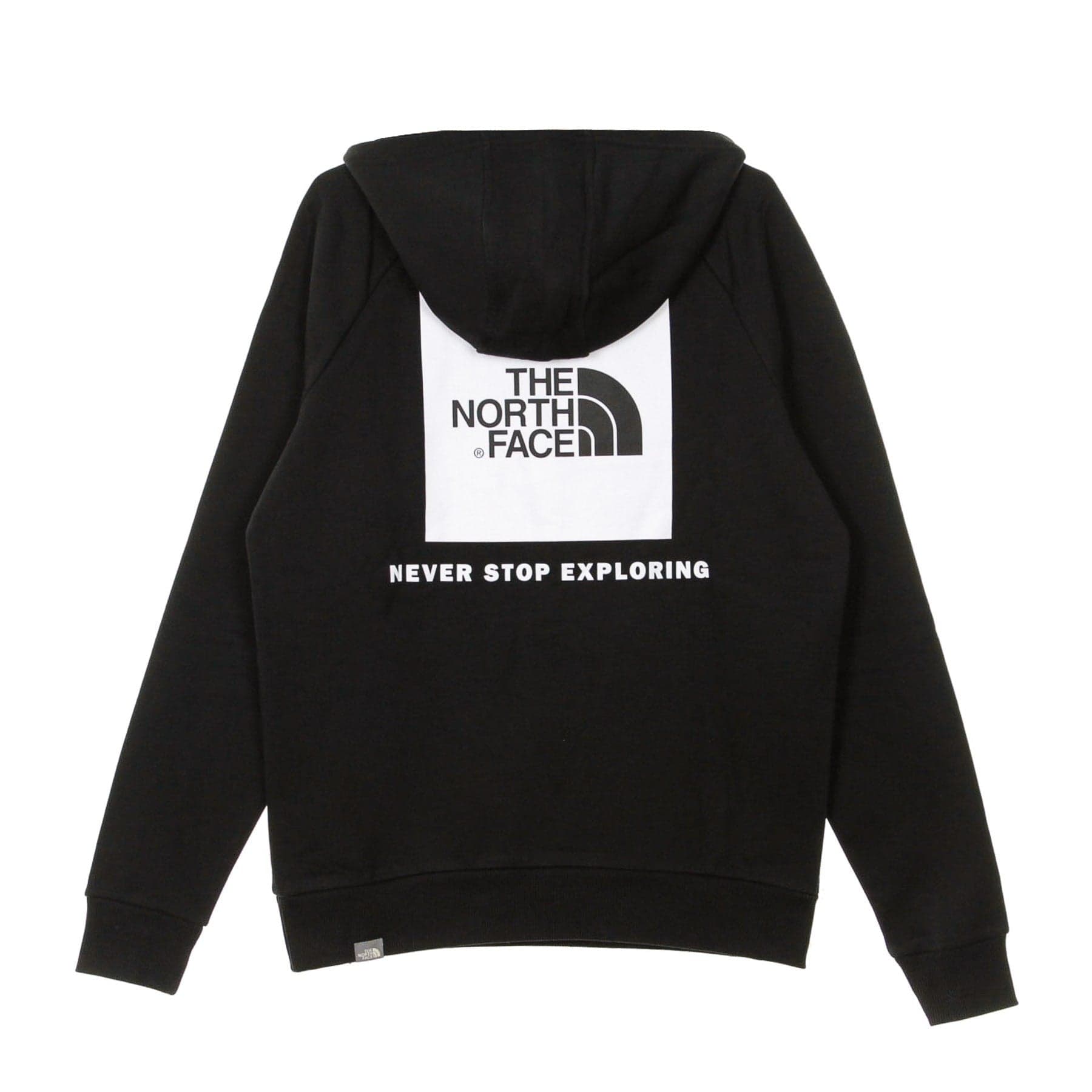 THE NORTH FACE Felpa Cappuccio Uomo Raglan Redbox Hoodie Black/white da uomo in Felpe con cappuccio Drestige - Casamassima, commercioVirtuoso.it
