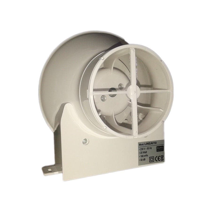 First aspiratore elettrico centrifugo per condotti da 100mm 20W 180mc/h in Ventilatori bagno Aloiserw.com - Altomonte, commercioVirtuoso.it
