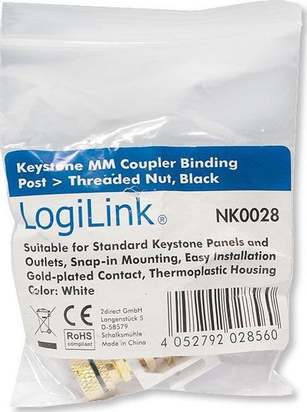 Adattatore Keystone con Terminali a Morsetto Nero in Adattatori Scontolo.net - Potenza, commercioVirtuoso.it