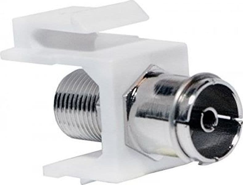 Adattatore Keystone IEC Femmina a F Femmina in Adattatori Scontolo.net - Potenza, commercioVirtuoso.it