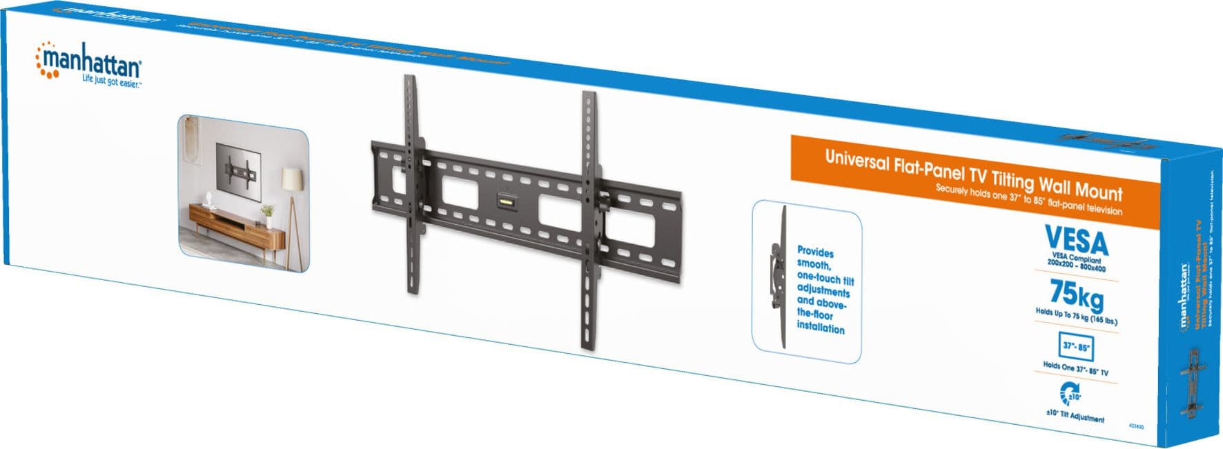 Supporto universale inclinabile da parete per TV Flat-Panel 37-90'' in Supporti da parete e da soffitto Scontolo.net - Potenza, commercioVirtuoso.it