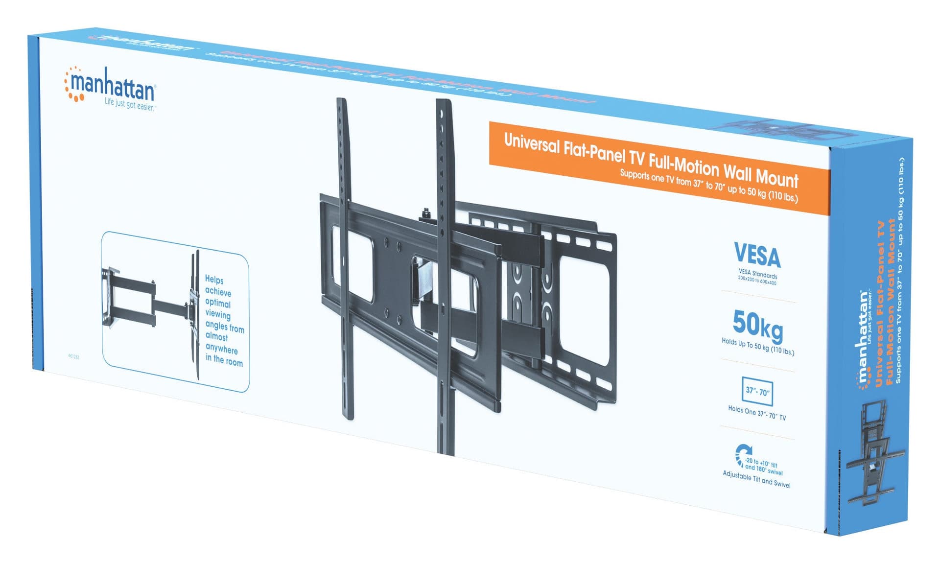 Supporto a Muro Universale per TV 37-70'' Full-Motion in Supporti da parete e da soffitto Scontolo.net - Potenza, commercioVirtuoso.it