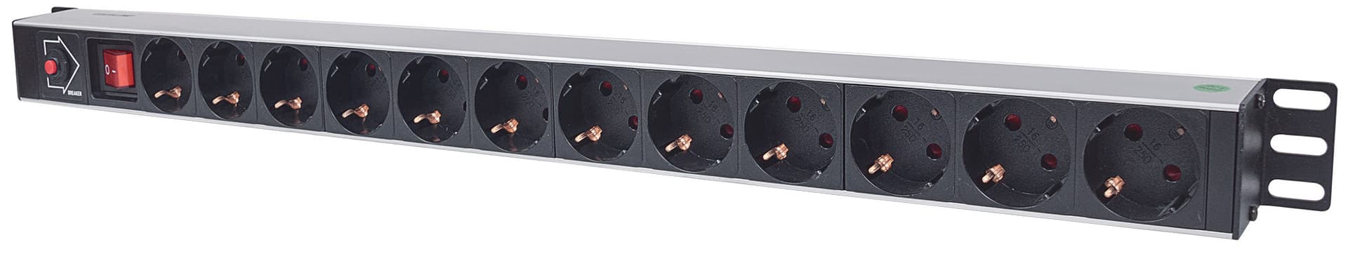 Multipresa Verticale per Rack 12 Posti Spina Schuko Angolata in Multiprese Scontolo.net - Potenza, commercioVirtuoso.it