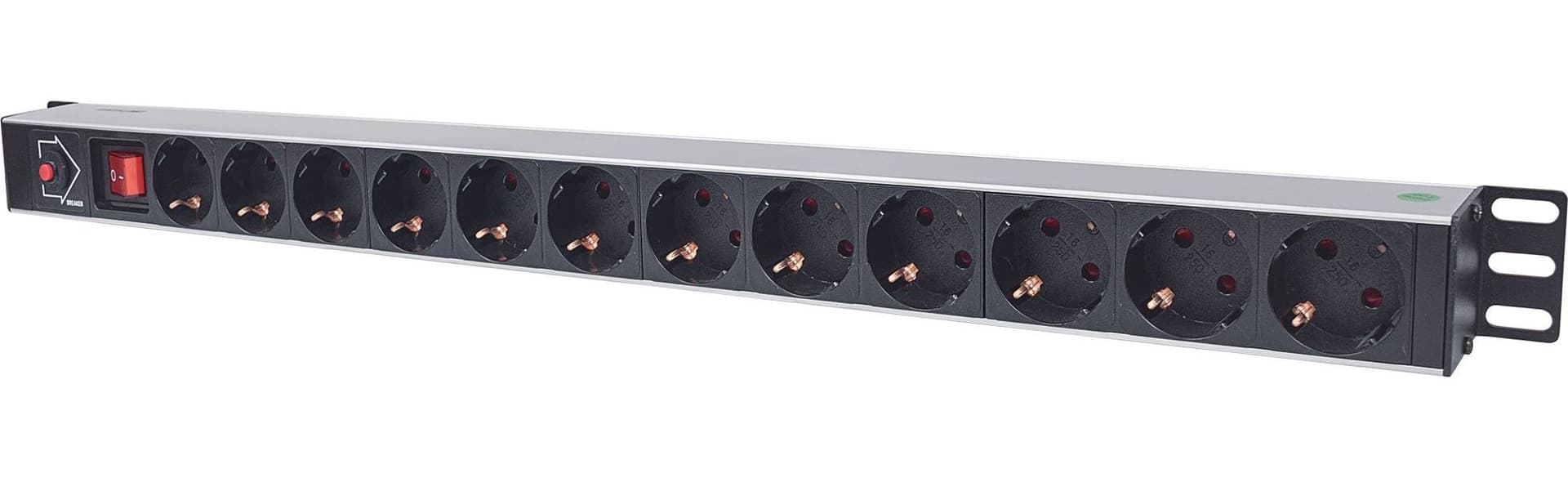 Multipresa Verticale per Rack 12 Posti Spina Schuko Angolata in Multiprese Scontolo.net - Potenza, commercioVirtuoso.it