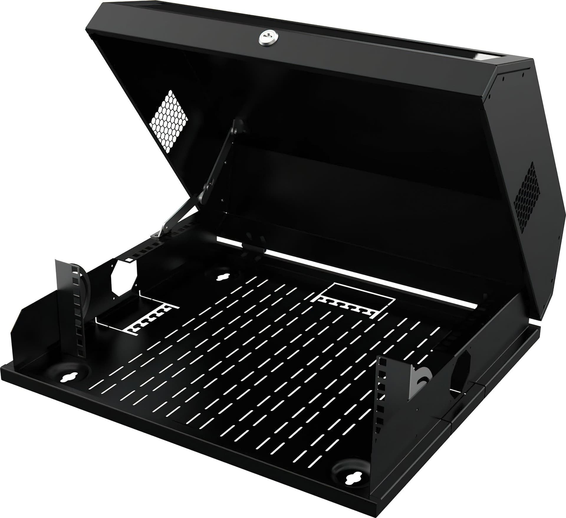 Armadio a muro 19'' Flat 9 Unit&agrave Nero in Armadi Scontolo.net - Potenza, commercioVirtuoso.it