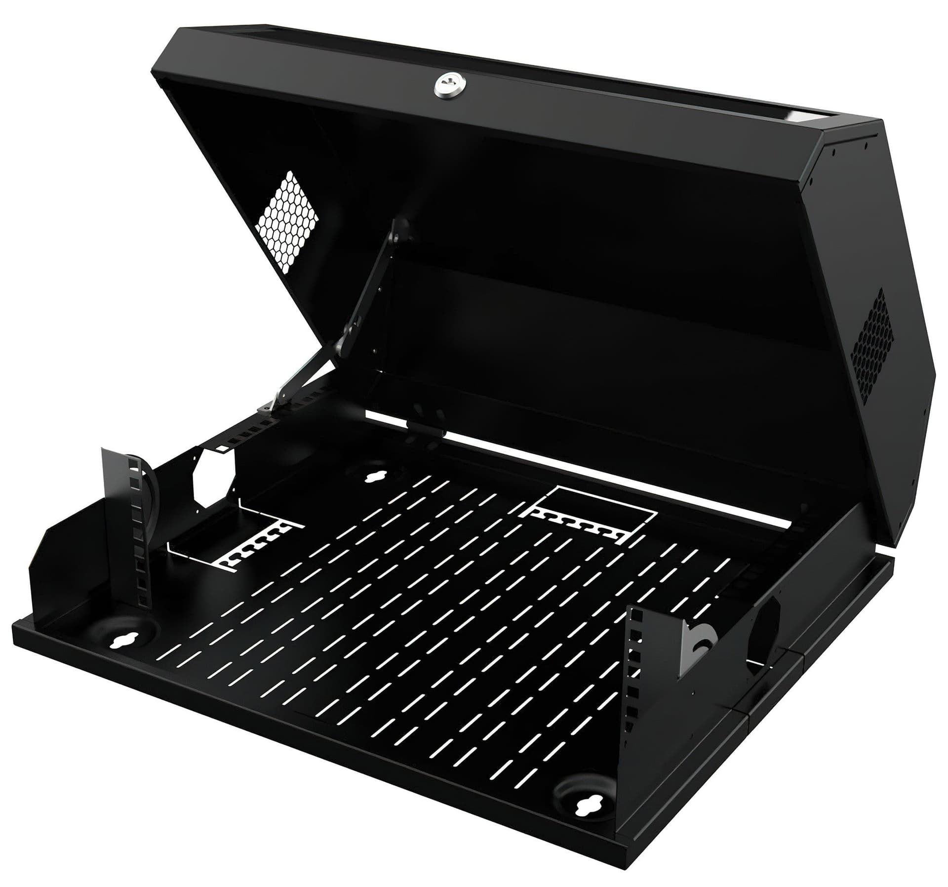 Armadio a muro 19'' Flat 9 Unit&agrave Nero in Armadi Scontolo.net - Potenza, commercioVirtuoso.it