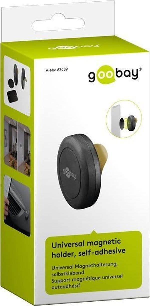 Supporto Magnetico Autoadesivo per Smartphone e Tablet Nero in Alloggiamenti Scontolo.net - Potenza, commercioVirtuoso.it