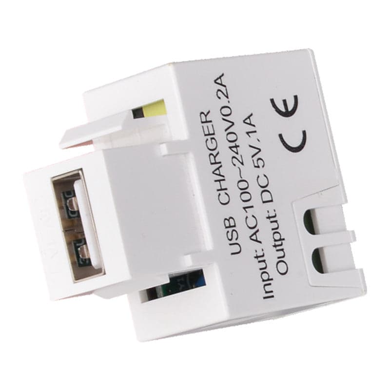 Presa USB con aggancio Keystone per Ricarica in Prese a muro Scontolo.net - Potenza, commercioVirtuoso.it
