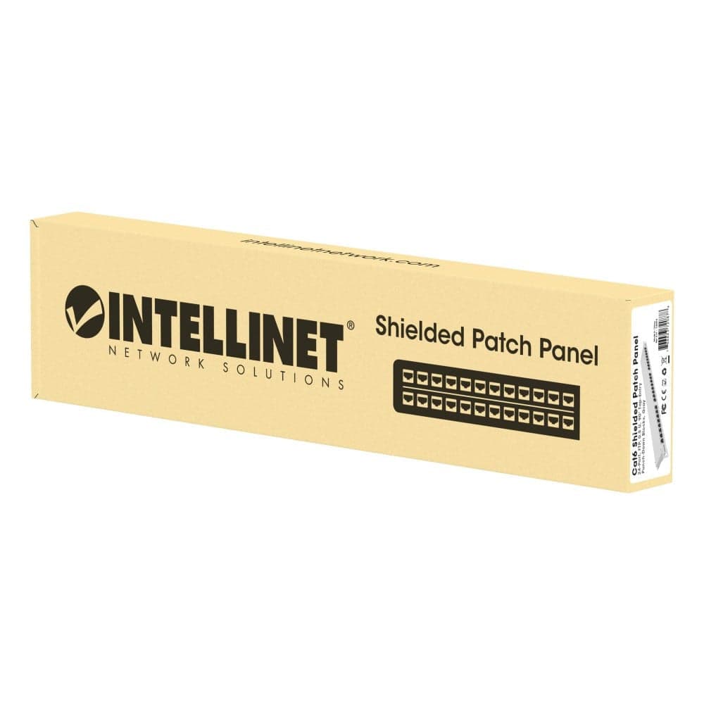 Pannello Patch 24 posti 19'' 0.5U Cat6 FTP Nero in Pannelli patch Ethernet Scontolo.net - Potenza, commercioVirtuoso.it
