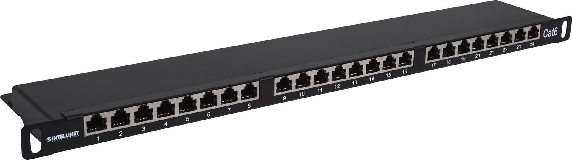 Pannello Patch 24 posti 19'' 0.5U Cat6 FTP Nero in Pannelli patch Ethernet Scontolo.net - Potenza, commercioVirtuoso.it
