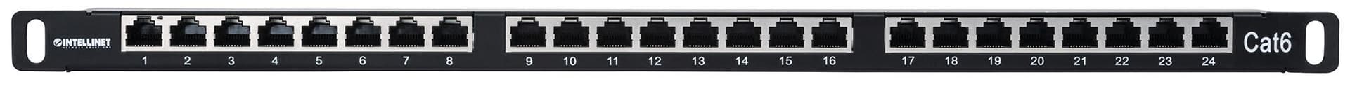 Pannello Patch 24 posti 19'' 0.5U Cat6 FTP Nero in Pannelli patch Ethernet Scontolo.net - Potenza, commercioVirtuoso.it