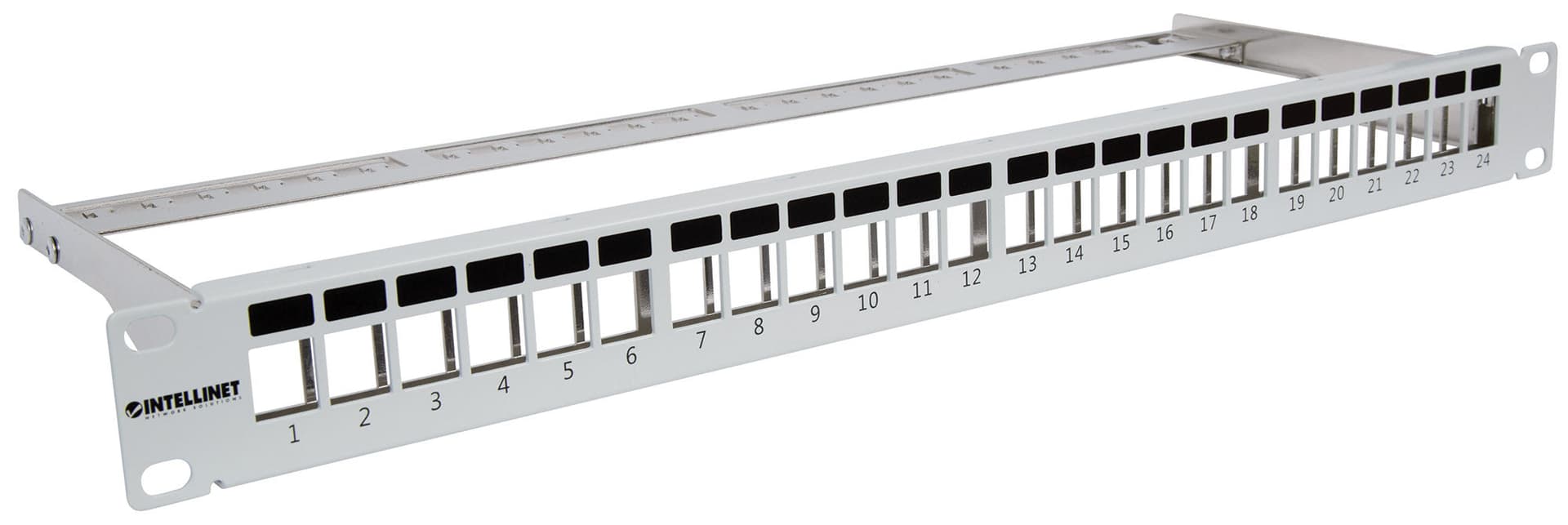 Pannello Patch Modulare Senza Frutti 24 Posti Grigio in Pannelli patch Ethernet Scontolo.net - Potenza, commercioVirtuoso.it