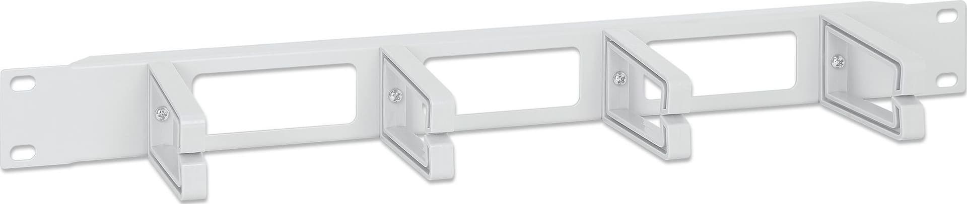 Pannello Passacavi 19'' 4 anelli in plastica 1U Grigio in Raccordi per tubi Scontolo.net - Potenza, commercioVirtuoso.it