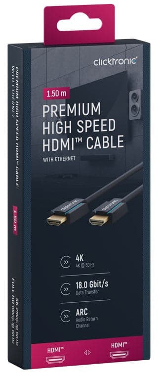 Cavo HDMI High Speed Ethernet A/A M/M 1,5 m Alta Qualit&agrave in Cavi HDMI Scontolo.net - Potenza, commercioVirtuoso.it