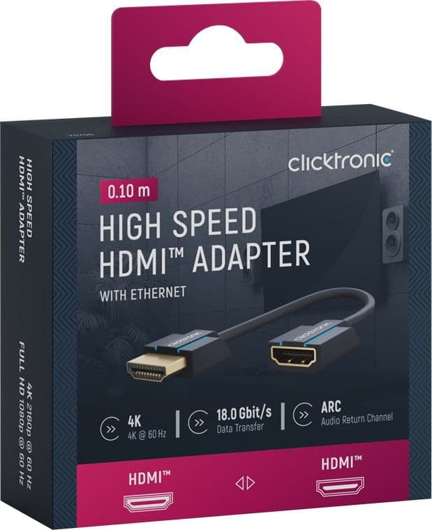 Cavo Adattatore Flessibile HDMI M/F 0,1m Alta Qualit&agrave in Cavi HDMI Scontolo.net - Potenza, commercioVirtuoso.it
