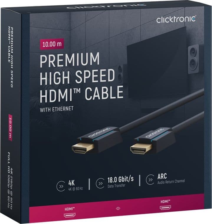 Cavo HDMI High Speed Ethernet A/A M/M 10 m Alta Qualit&agrave in Cavi HDMI Scontolo.net - Potenza, commercioVirtuoso.it