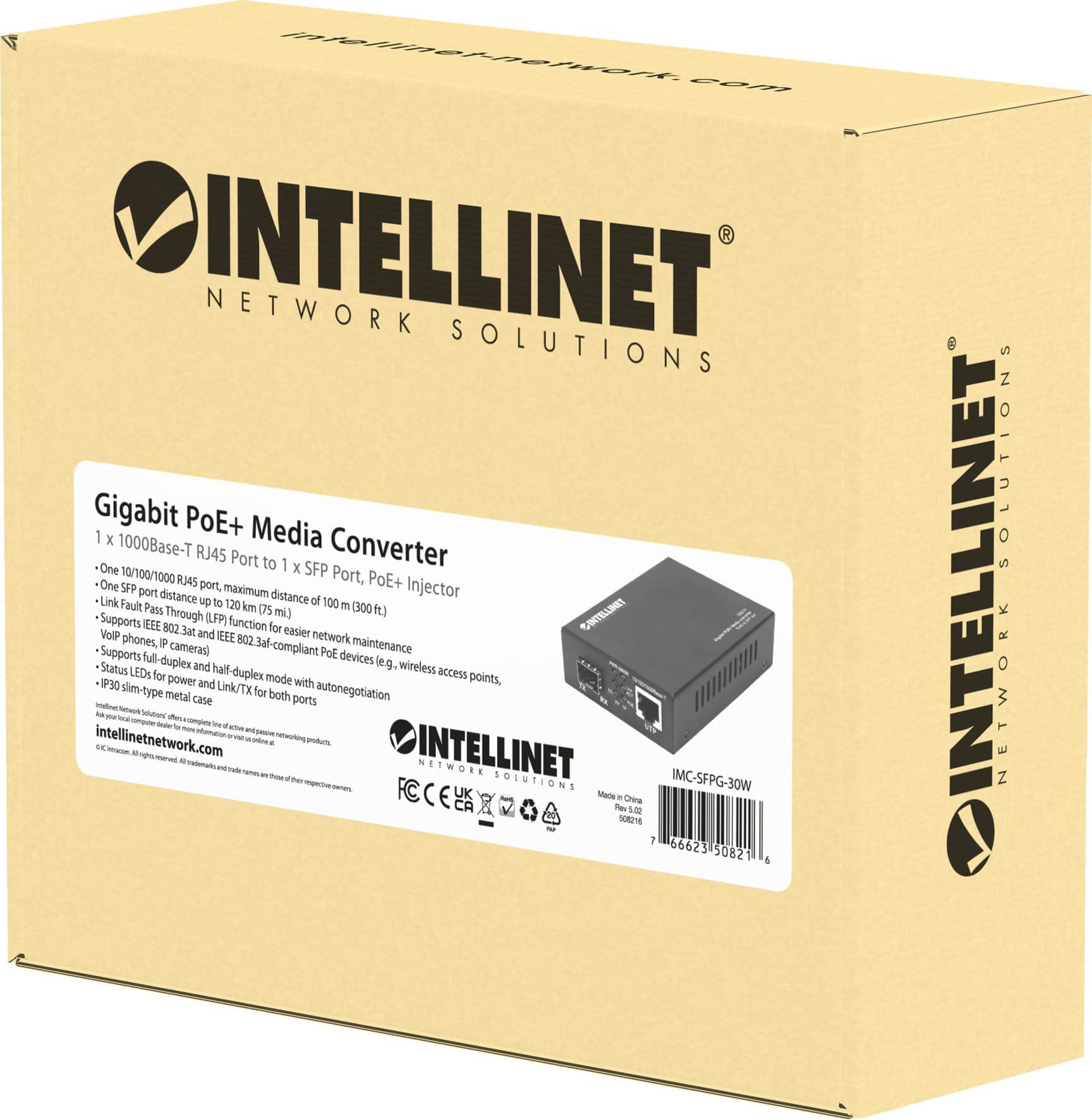 Media Converter Gigabit PoE+ in  Scontolo.net - Potenza, commercioVirtuoso.it