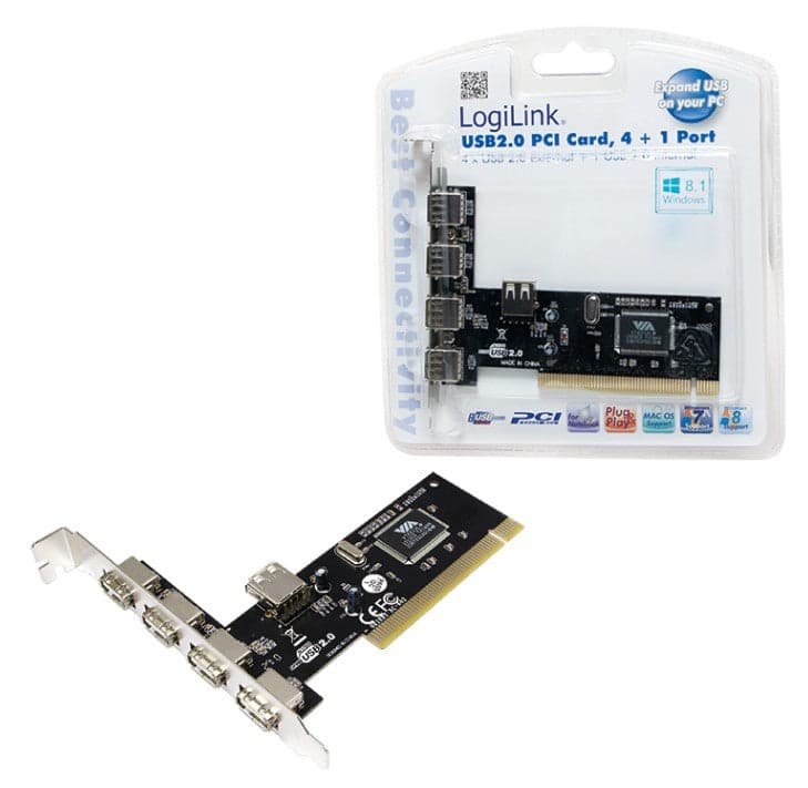 Scheda PCI 4+1 porte USB 2.0 in  Scontolo.net - Potenza, commercioVirtuoso.it