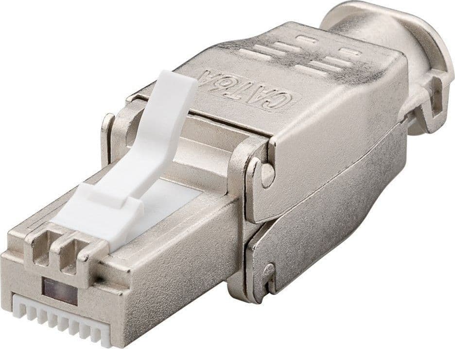 Plug RJ45 Cat.6A Schermato STP Tooless con fermacavo in Cavi Ethernet Scontolo.net - Potenza, commercioVirtuoso.it