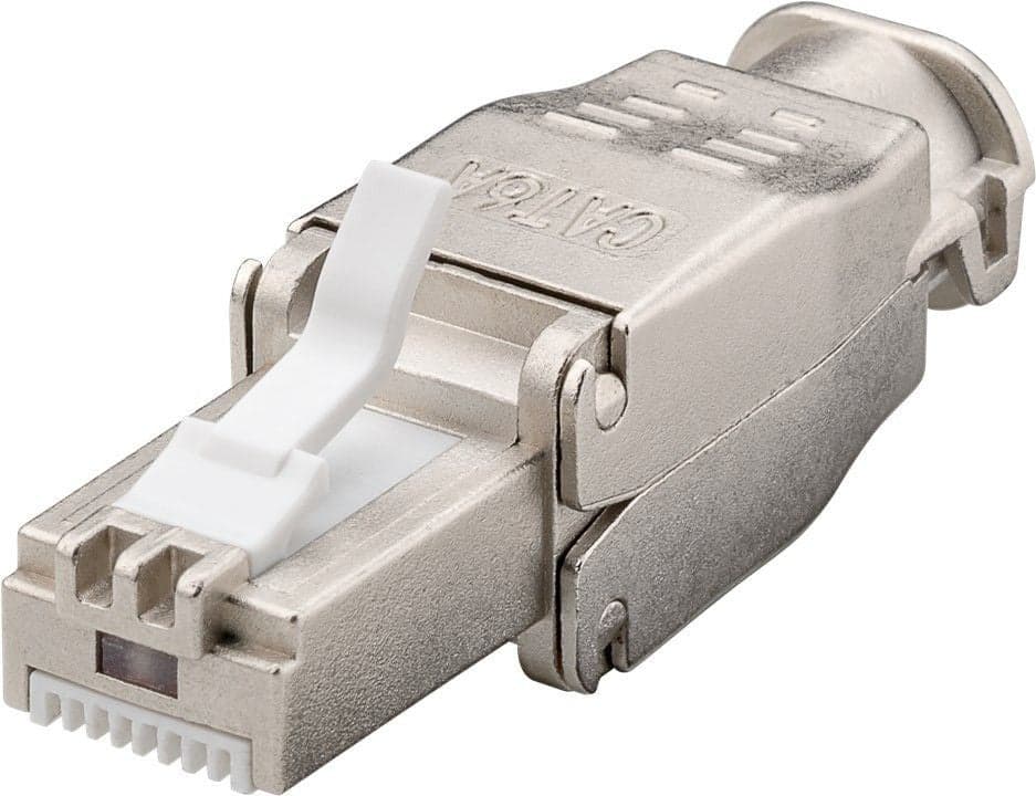 Plug RJ45 Cat.6A Schermato STP Tooless con fermacavo in Cavi Ethernet Scontolo.net - Potenza, commercioVirtuoso.it