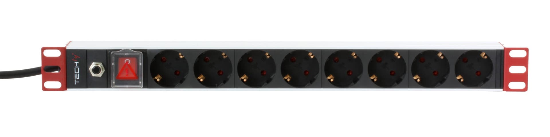 Multipresa 8 Posti da Rack 19'' Spina Schuko Angolata 1U in Multiprese Scontolo.net - Potenza, commercioVirtuoso.it