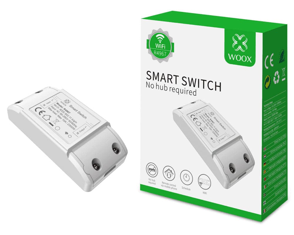 Interruttore Switch Smart Home 10A WiFi Universale, R4967 in Timer Scontolo.net - Potenza, commercioVirtuoso.it