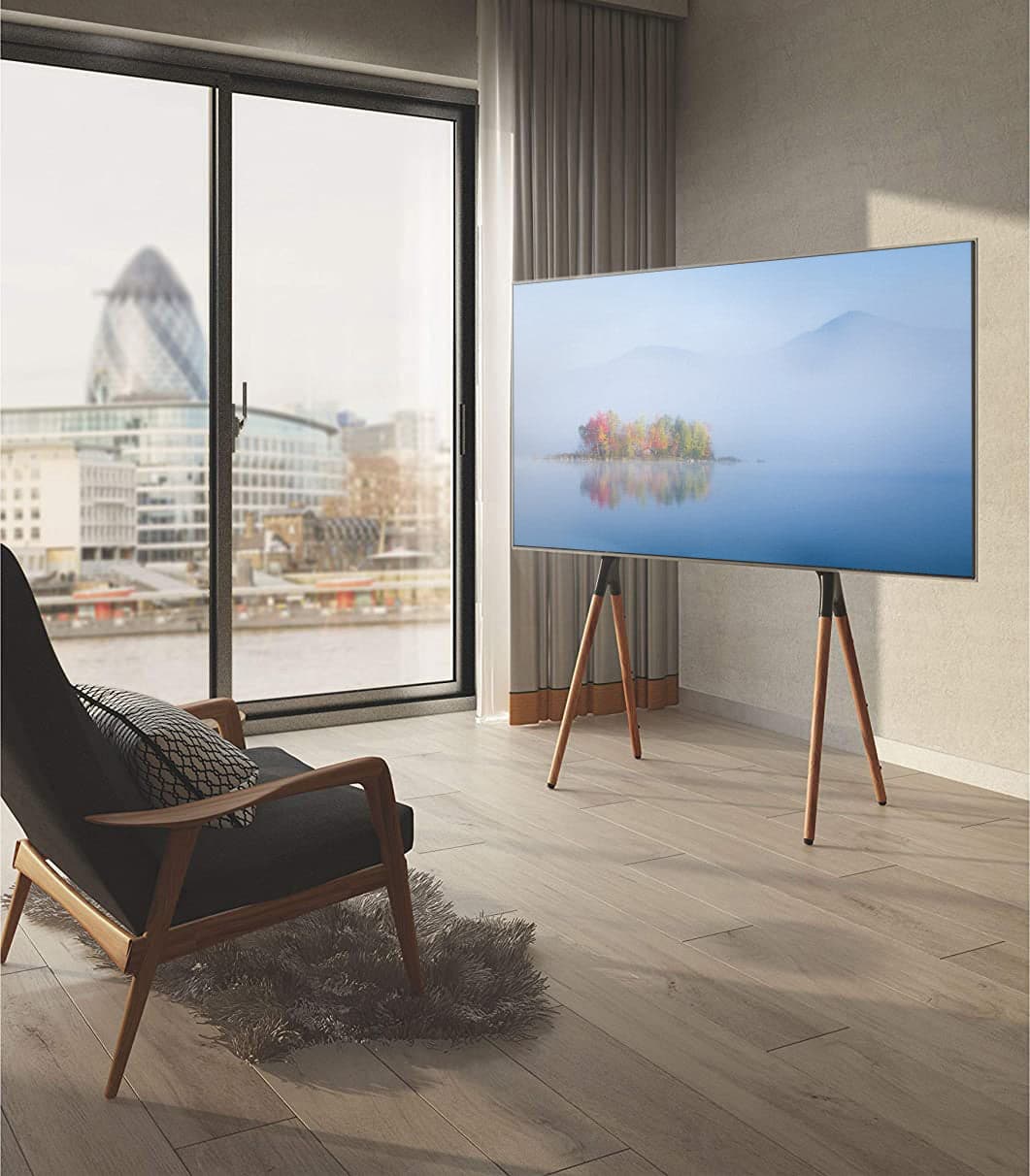 Supporto a Pavimento per TV LCD/LED/Plasma 49-70'' stile cavalletto in Supporti da parete e da soffitto Scontolo.net - Potenza, commercioVirtuoso.it