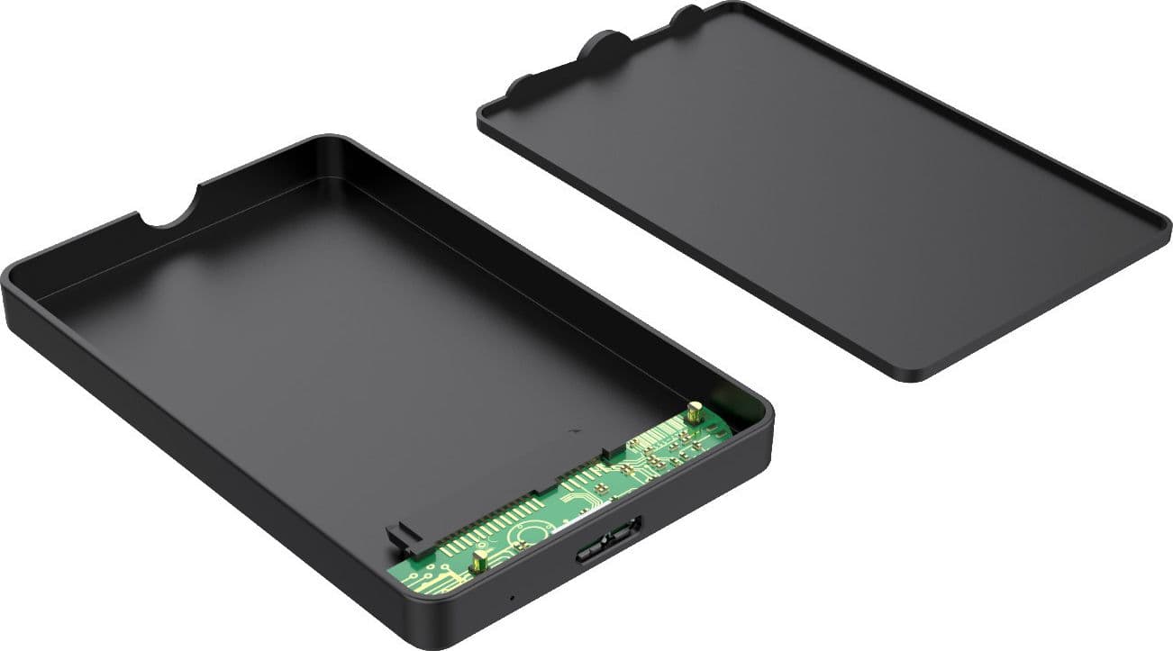 Box Esterno USB3.0 per HDD/SSD SATA 2,5'' Nero in Case e serrature Scontolo.net - Potenza, commercioVirtuoso.it