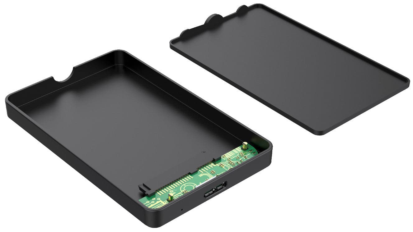 Box Esterno USB3.0 per HDD/SSD SATA 2,5'' Nero in Case e serrature Scontolo.net - Potenza, commercioVirtuoso.it