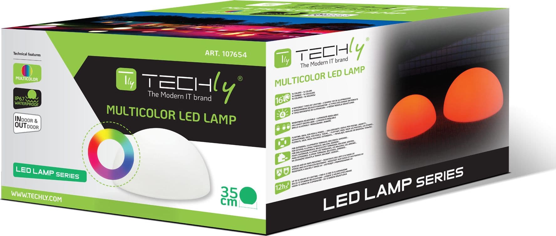 Lampada LED Multicolore a Mezza Sfera in Lampadine a LED Scontolo.net - Potenza, commercioVirtuoso.it