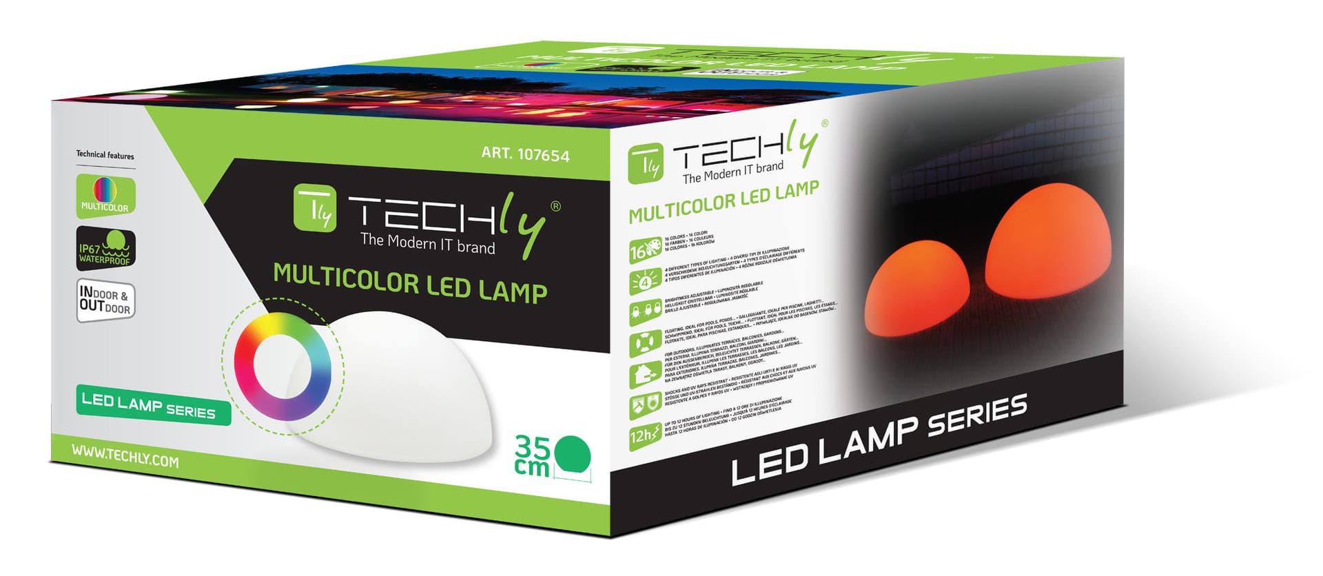 Lampada LED Multicolore a Mezza Sfera in Lampadine a LED Scontolo.net - Potenza, commercioVirtuoso.it