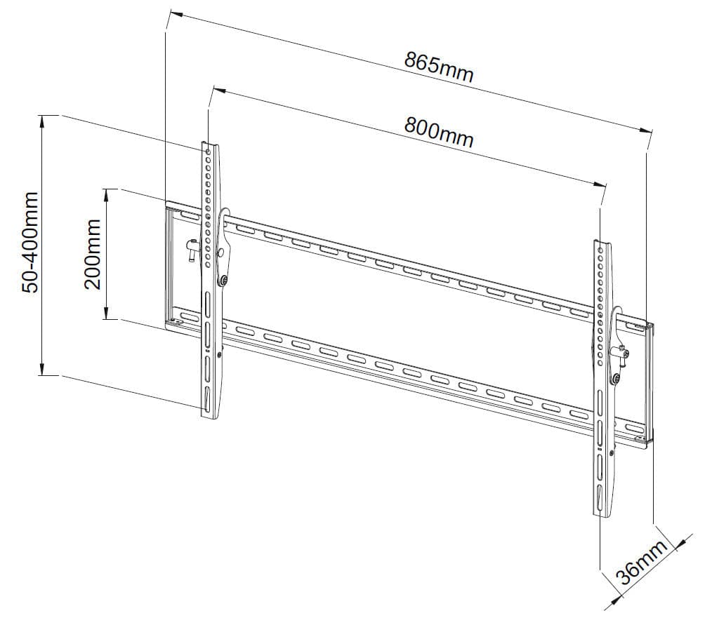 Staffa a Muro Inclinabile TV LED LCD 42-80'' in Supporti da parete e da soffitto Scontolo.net - Potenza, commercioVirtuoso.it