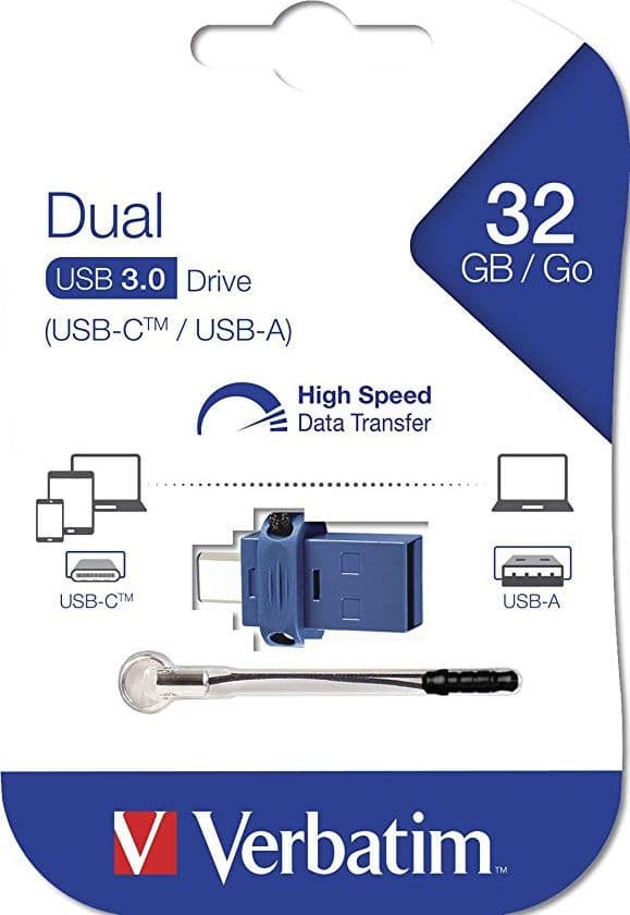 Memoria USB 3.0 Dual Drive USB-C&trade USB-A 32GB in  Scontolo.net - Potenza, commercioVirtuoso.it