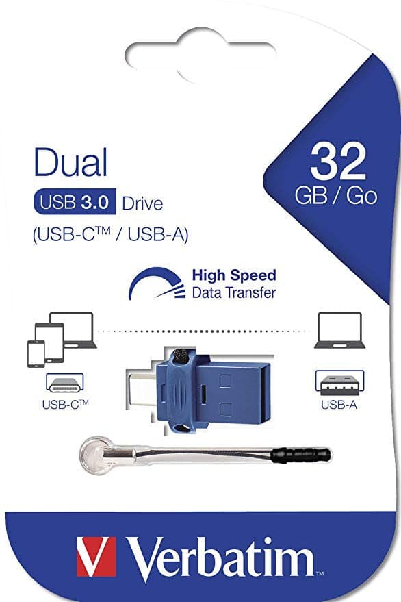 Memoria USB 3.0 Dual Drive USB-C&trade USB-A 32GB in  Scontolo.net - Potenza, commercioVirtuoso.it