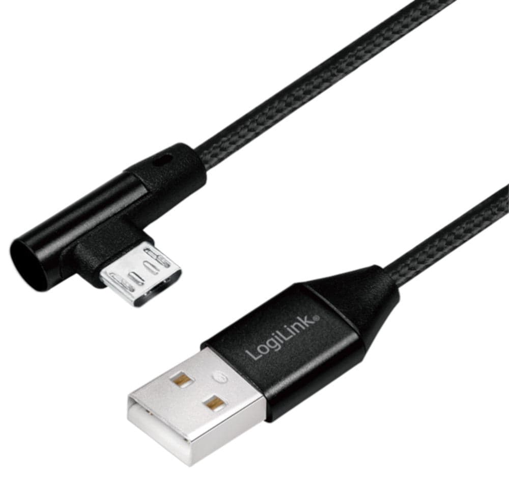 Cavo USB Micro-B Maschio Angolato/USB-A Maschio Dritto 0,3 metri Nero in  Scontolo.net - Potenza, commercioVirtuoso.it