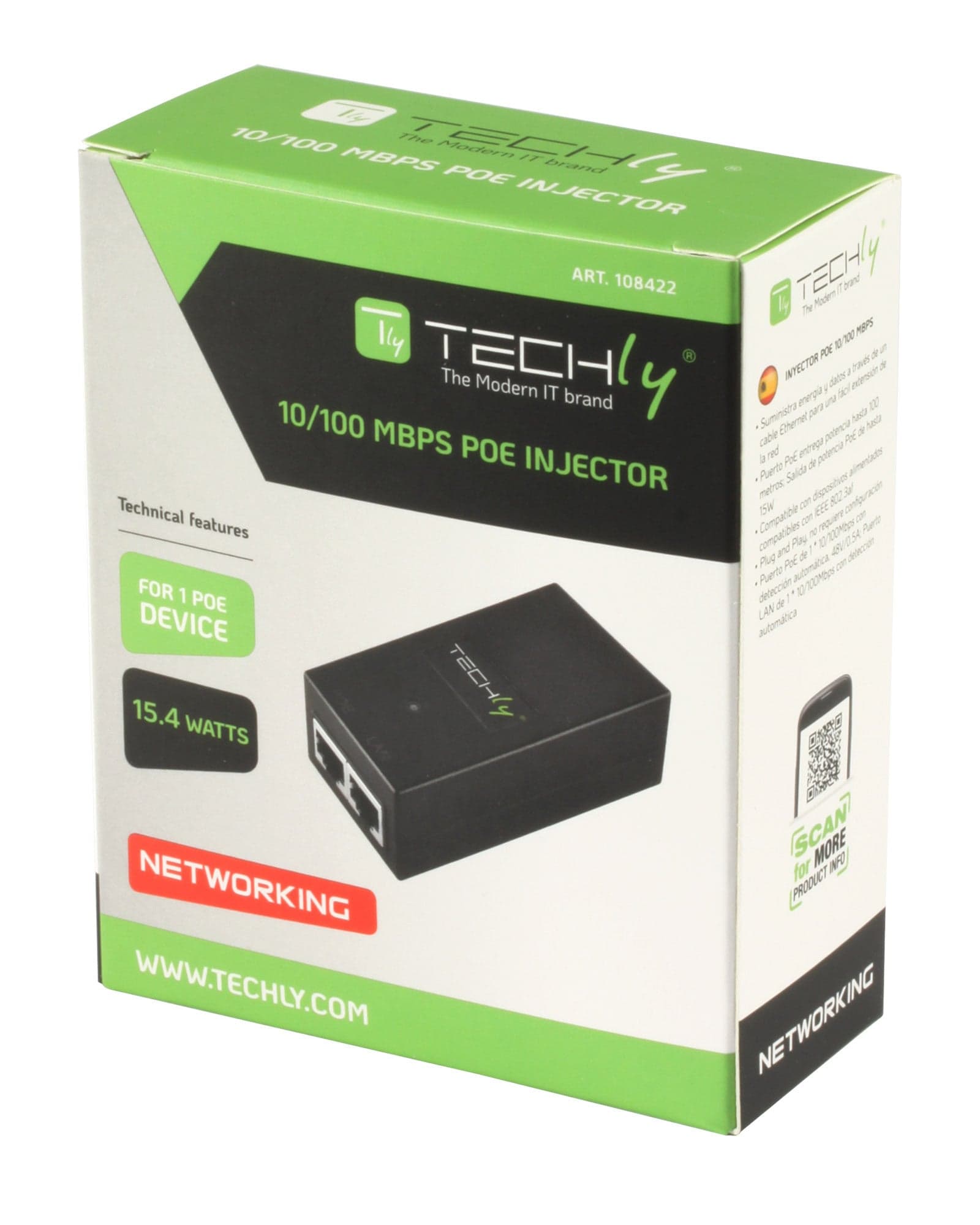Iniettore PoE 10/100 Mbps in  Scontolo.net - Potenza, commercioVirtuoso.it