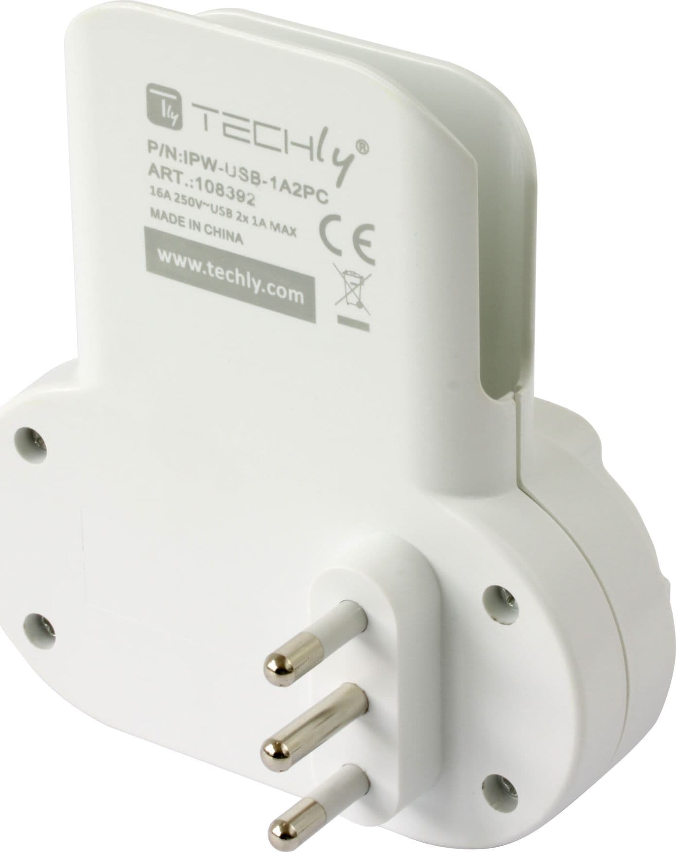 Adattatore Presa bipasso/Schuko 2 USB 1A con porta telefono in Adattatori da viaggio Scontolo.net - Potenza, commercioVirtuoso.it
