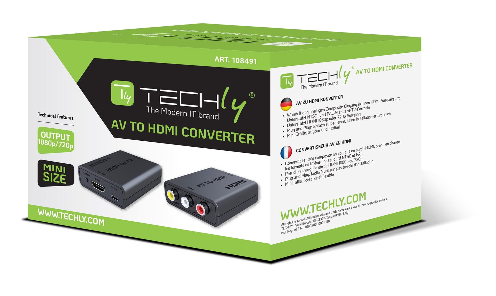Convertitore AV 3 RCA ad HDMI in Video convertiori Scontolo.net - Potenza, commercioVirtuoso.it