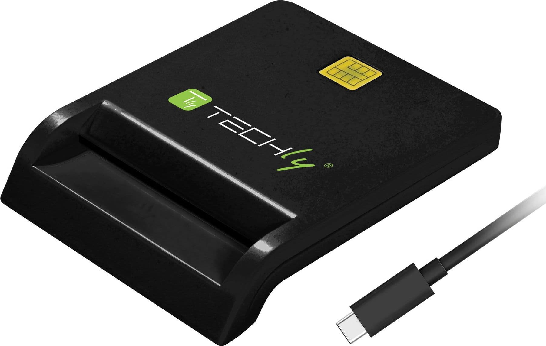 Lettore/Scrittore di Smart Card USB-C&trade Compatto Nero in Lettori schede di memoria esterni Scontolo.net - Potenza, commercioVirtuoso.it