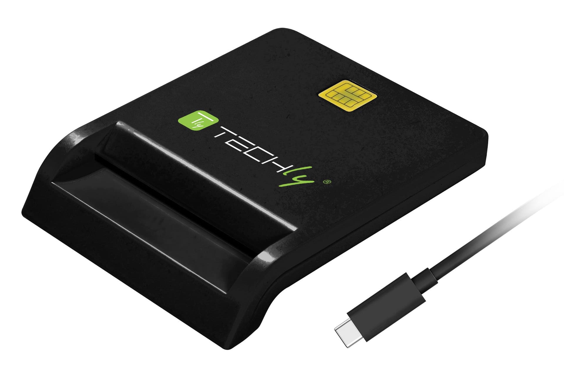 Lettore/Scrittore di Smart Card USB-C&trade Compatto Nero in Lettori schede di memoria esterni Scontolo.net - Potenza, commercioVirtuoso.it