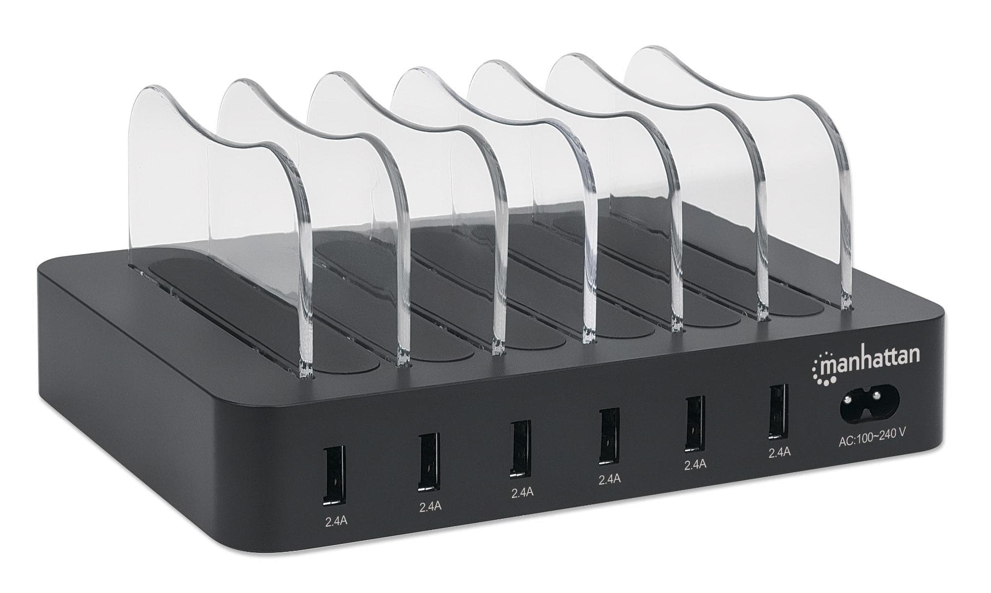 Docking Station Stazione di ricarica 6 porte USB in Caricabatterie da muro Scontolo.net - Potenza, commercioVirtuoso.it