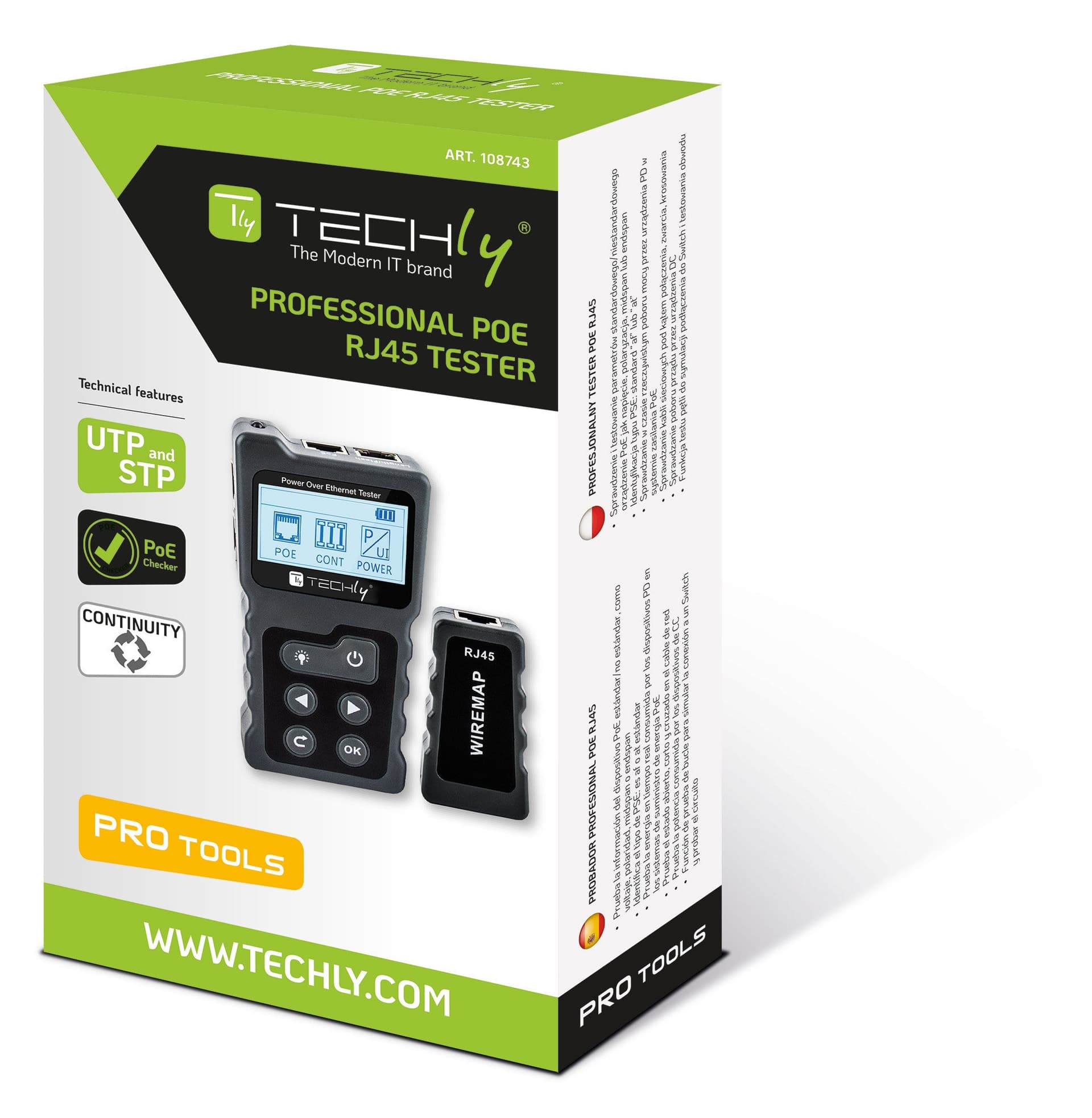 Tester Professionale PoE RJ45 in Tester per circuiti elettrici Scontolo.net - Potenza, commercioVirtuoso.it
