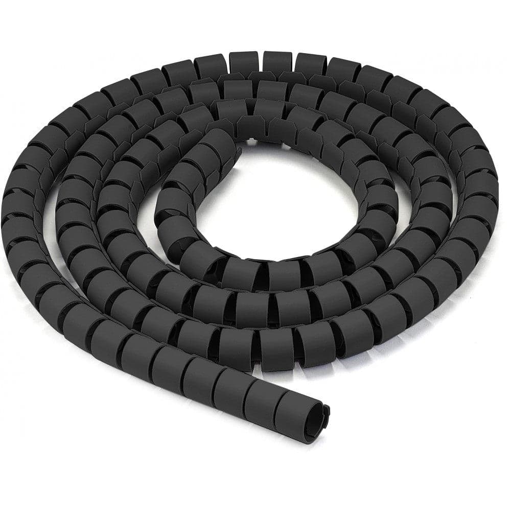 Guaina Raccoglicavi Diametro 25mm a Spirale 20m Nero in Guaine per cavi Scontolo.net - Potenza, commercioVirtuoso.it