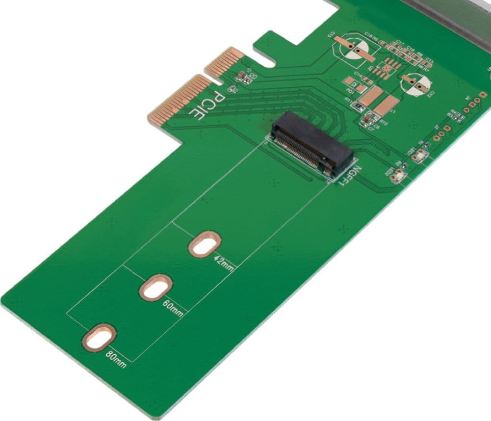 Adattatore da PCIe a M.2 PCIe SSD per SSD PCIe NVMe in Case e serrature Scontolo.net - Potenza, commercioVirtuoso.it