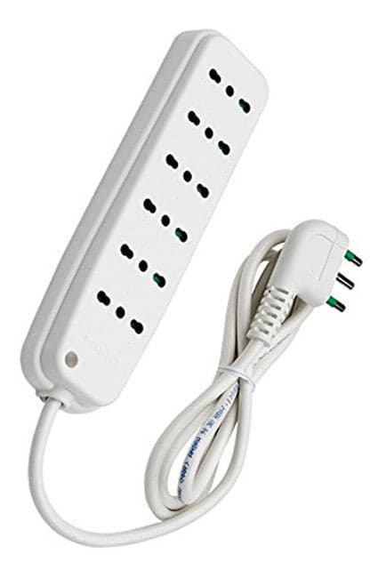 Multipresa 6 Posti con Spina Italiana Angolata Bianco in Multiprese Scontolo.net - Potenza, commercioVirtuoso.it
