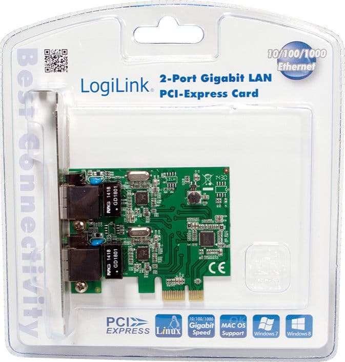 Scheda di rete 2 porte Gigabit PCI Express in Schede di rete Scontolo.net - Potenza, commercioVirtuoso.it